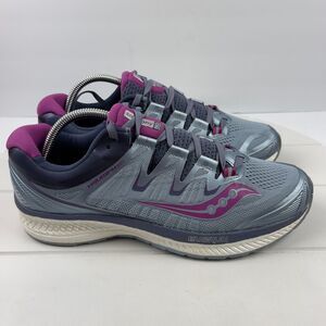 Saucony Womens Size 11 Triumph ISO 4 Everun S10413-1 Blue/Pink Running Shoes